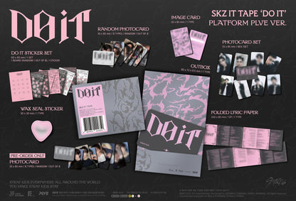 [PRE-ORDER] STRAY KIDS - SKZ IT TAPE 'DO IT' (PLATFORM PLVE ver.) + JYP SHOP Photocard POB