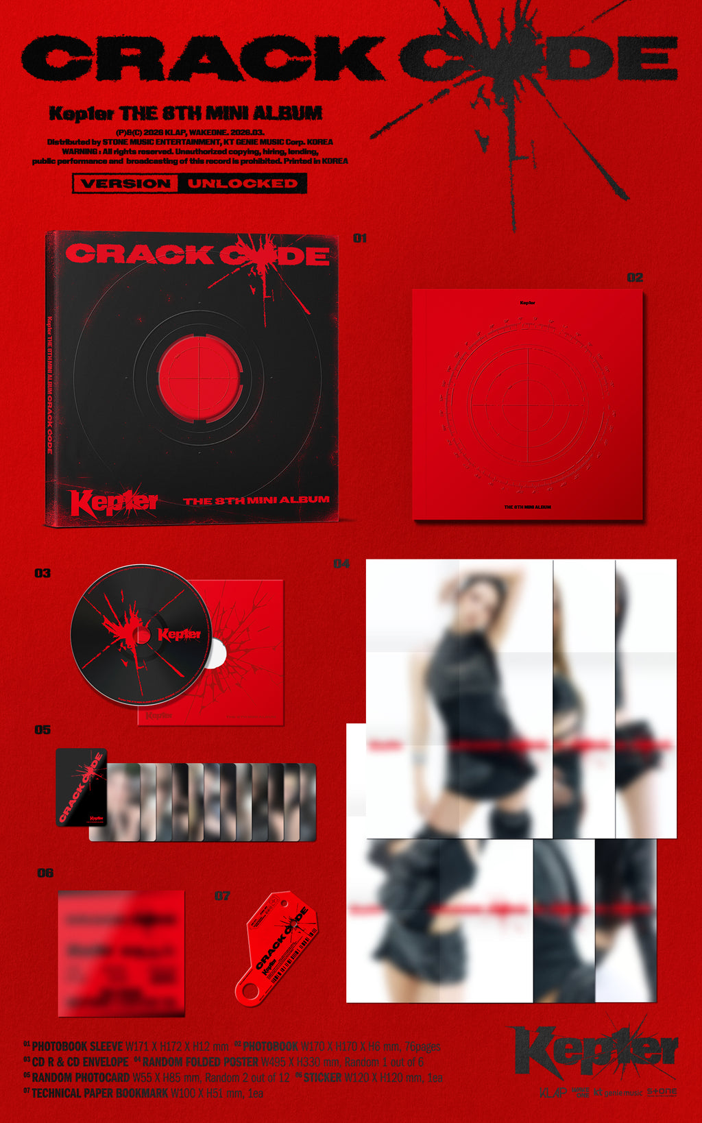 Kep1er - The 8th Mini Album 'CRACK CODE' (Photobook Ver.)