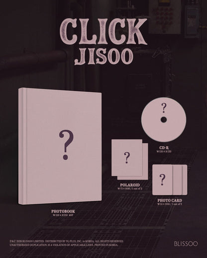 [PRE-ORDER] JISOO - Single Album 'CLICK' (Photobook ver.) + KTOWN4U POB
