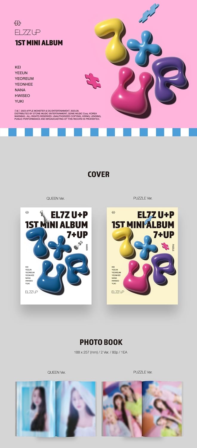 [FINAL SALE] EL7Z UP - 1st Mini-Album ‘7+UP’