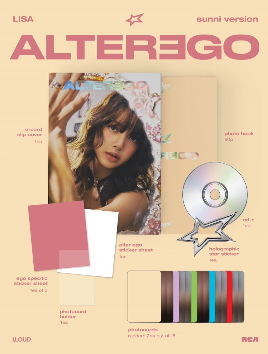 [PRE-ORDER] BLACKPINK - LISA - 'Alter Ego' (Photobook Version)