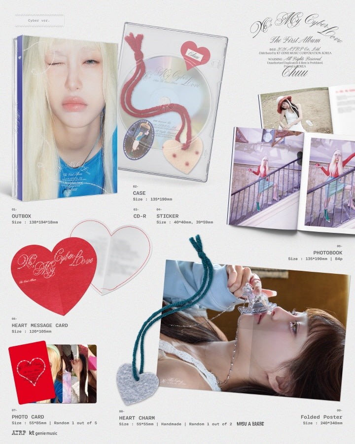 [PRE-ORDER] CHUU - The 1st Album 'XO, My Cyberlove' (Cyber ver.) + Apple Music POB