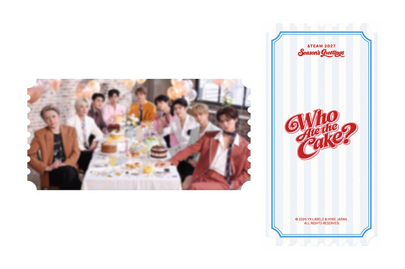 [PRE-ORDER] &TEAM - 2027 SEASON'S GREETINGS 'WHO ATE THE CAKE?' + TICKET POB