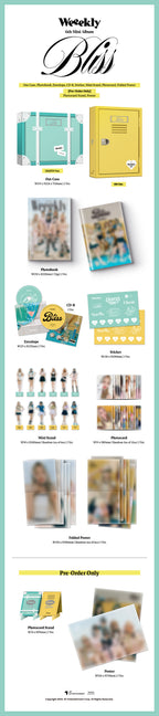 [FINAL SALE] Weeekly 위클리 - 6th Mini-Album 'Bliss'