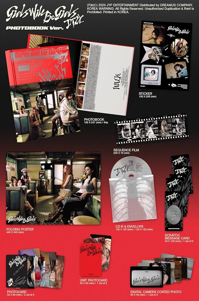 ITZY - 'Girls Will Be Girls' (Photobook Ver.)