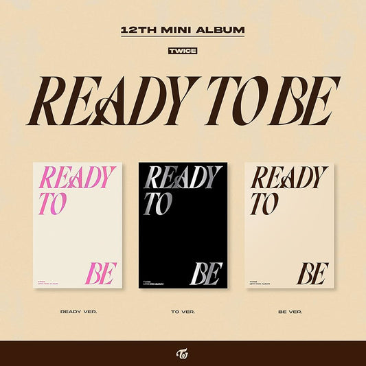 TWICE 트와이스 - 12th Mini-Album 'READY TO BE' + POB Photocard Set