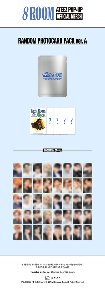 [PRE-ORDER] ATEEZ - 8ROOM OFFICIAL MD - Random Photocard Pack