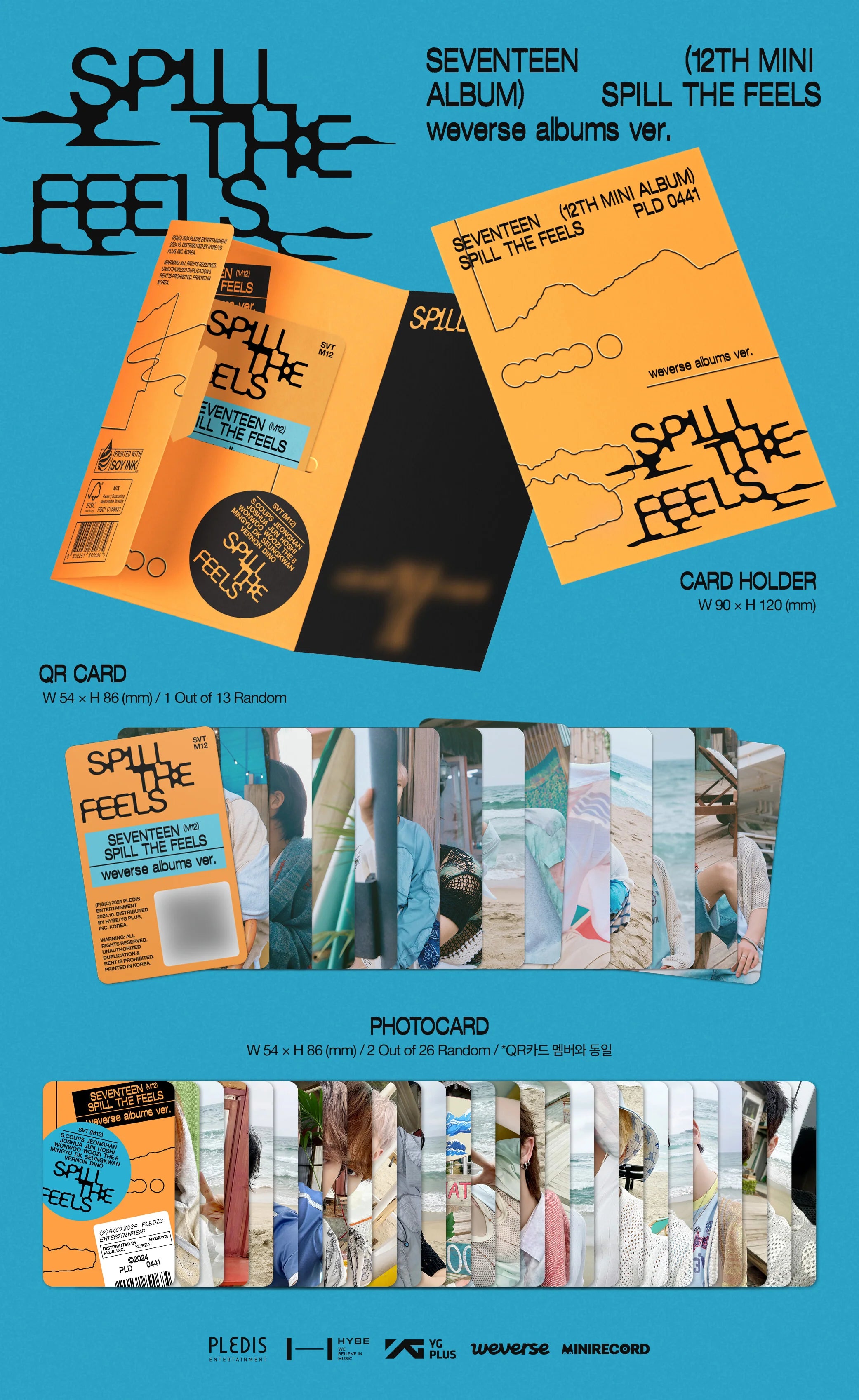 Seventeen - 12th Mini-Album 'SPILL THE FEELS' (Weverse Albums Version)