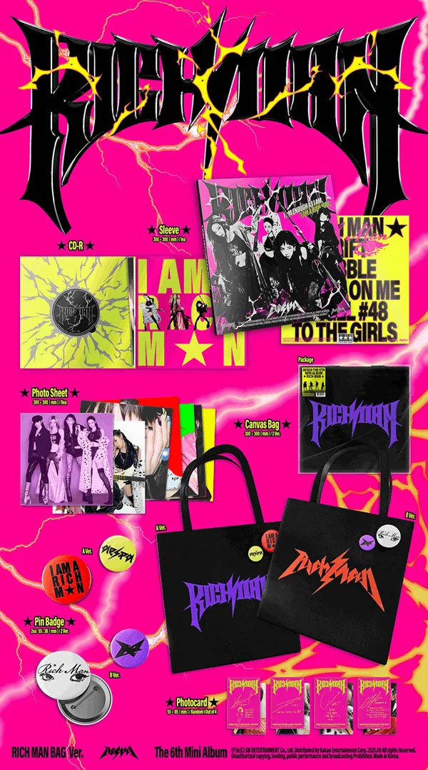 aespa - 6th Mini-Album 'Rich Man' (RICH MAN BAG ver.)