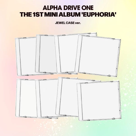[PRE-ORDER] ALPHA DRIVE ONE - 1st Mini Album 'EUPHORIA' (JEWEL CASE ver.) + Apple Music Photocard POB