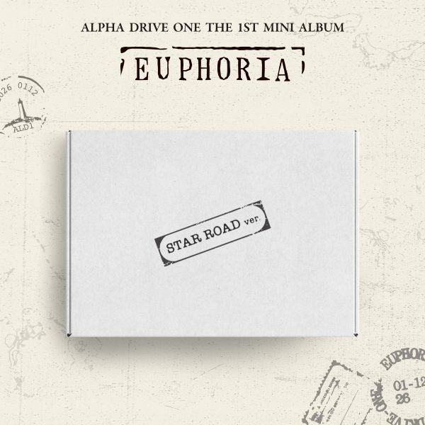 [PRE-ORDER] ALPHA DRIVE ONE - 1st Mini Album 'EUPHORIA' (STAR ROAD ver.) + Apple Music Photocard POB