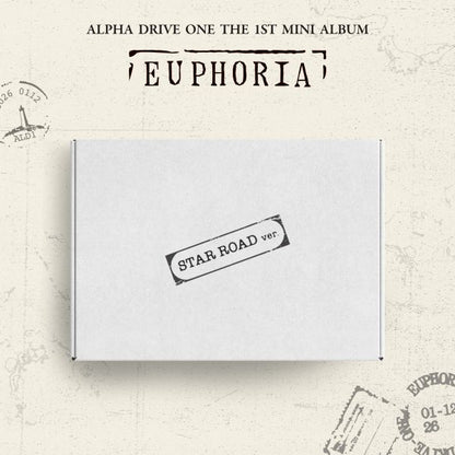 [PRE-ORDER] ALPHA DRIVE ONE - 1st Mini Album 'EUPHORIA' (STAR ROAD ver.) + Apple Music Photocard POB