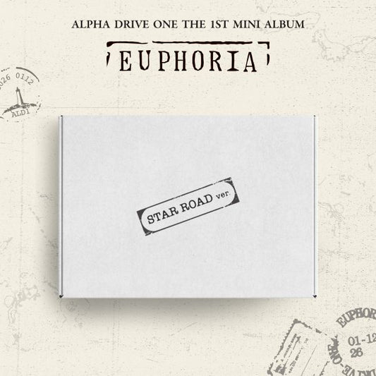 [PRE-ORDER] ALPHA DRIVE ONE - 1st Mini Album 'EUPHORIA' (STAR ROAD ver.) + Apple Music Photocard POB