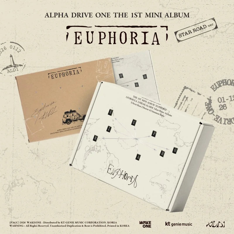 ALPHA DRIVE ONE - 1st Mini Album 'EUPHORIA' (STAR ROAD ver.)