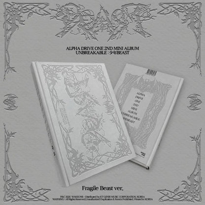 [PRE-ORDER] ALPHA DRIVE ONE - 2nd Mini Album 'UNBREAKABLE : 少年BEAST' (Fragile Beast Ver.) + Kpop2gether POB