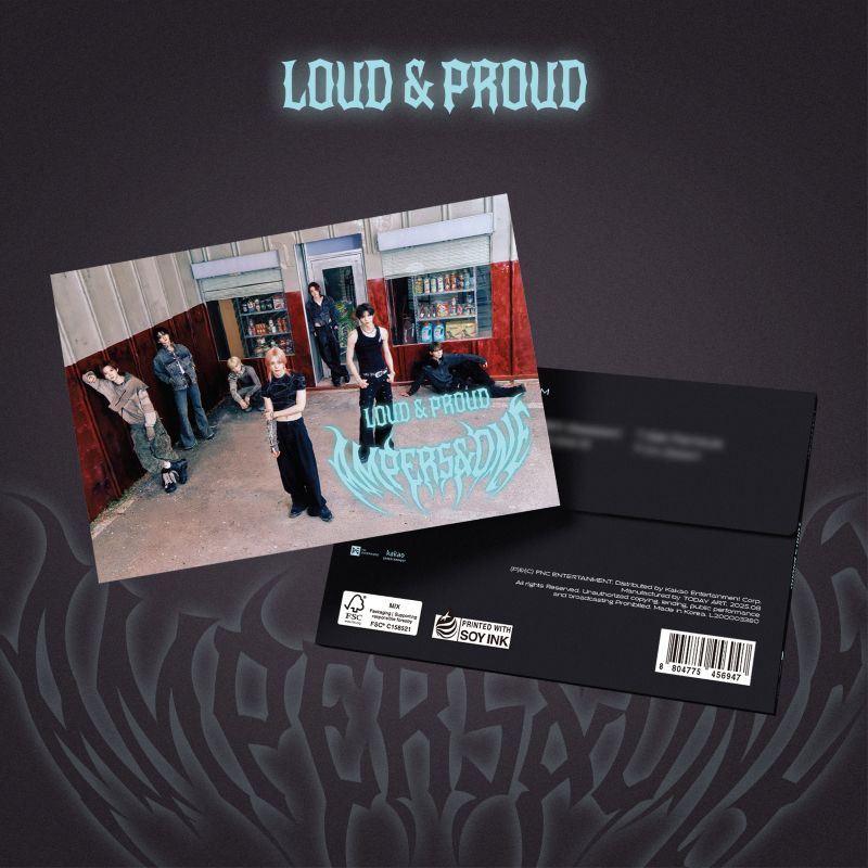 AMPERS&ONE - 3rd Mini Album 'LOUD & PROUD' (POSTCARD ver.) + Apple Music POB