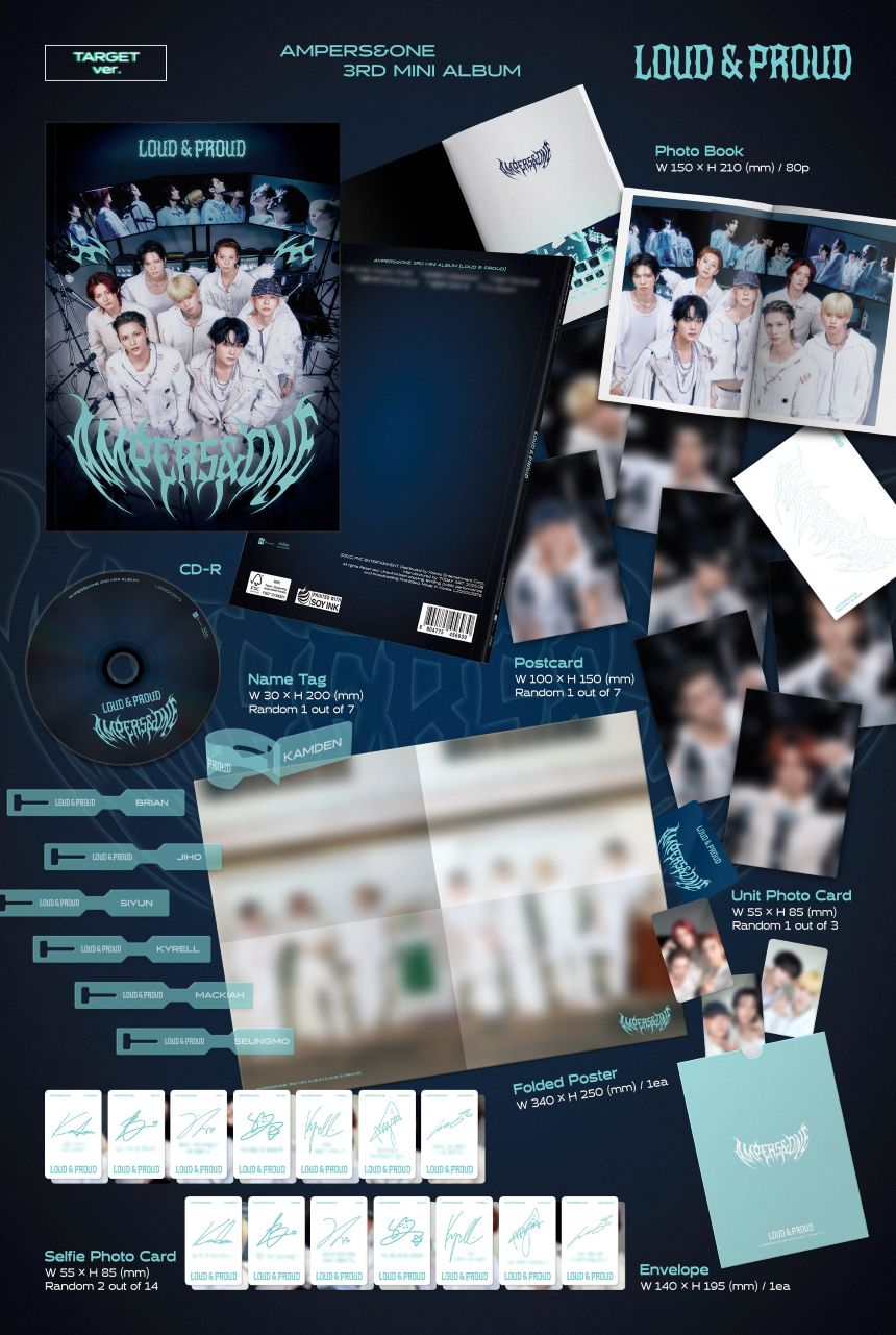 AMPERS&ONE - 3rd Mini Album 'LOUD & PROUD' (Standard ver.)