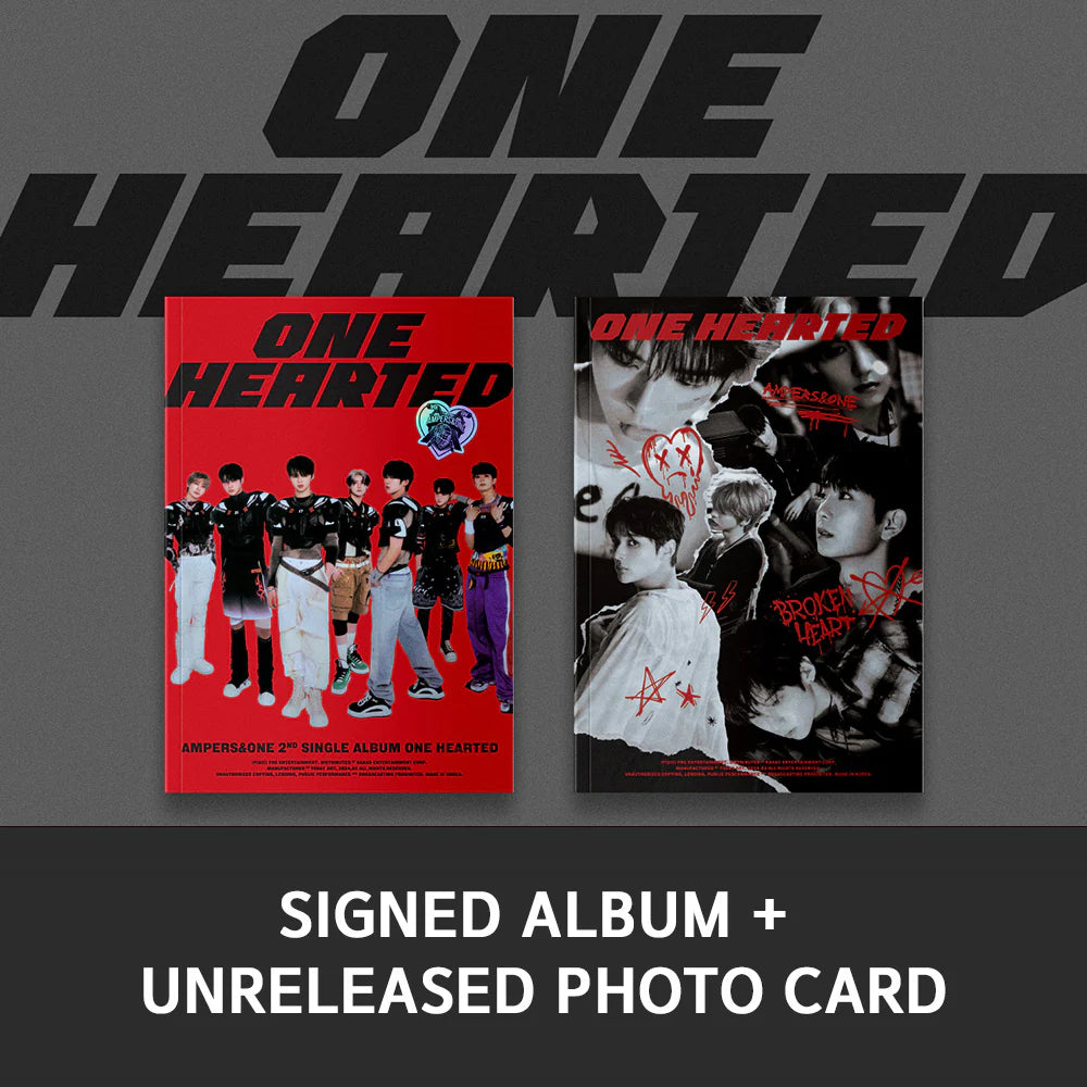 AMPERS&ONE - 2nd Single Album 'ONE HEARTED' [SIGNED ALBUM] (US Version)