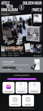 [PRE-ORDER] ATEEZ - 'GOLDEN HOUR: PART.6' (EARPHONE CHARM ver.)