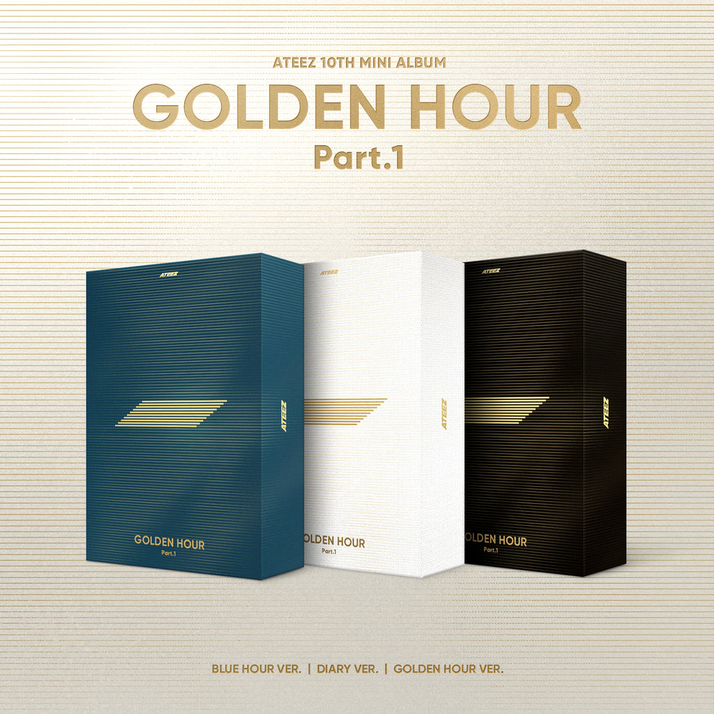 ATEEZ 에이티즈 - 10th Mini-Album 'GOLDEN HOUR : Part 1' (Box Set Version) (Korea Ver.)
