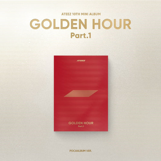 [PRE-ORDER] ATEEZ 에이티즈 - 10th Mini-Album 'GOLDEN HOUR : Part 1' (POCA ALBUM Version)