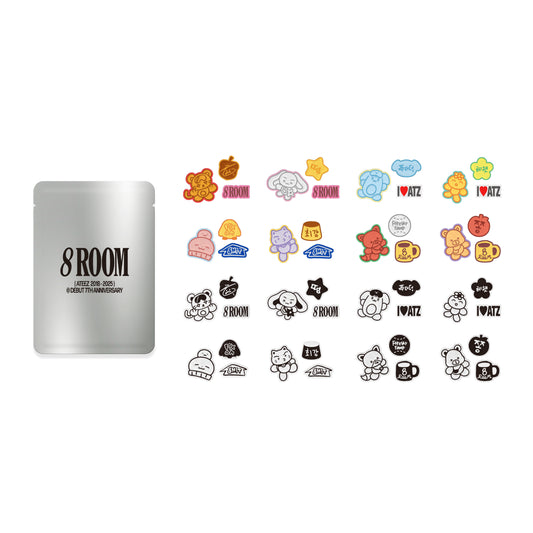 [PRE-ORDER] ATEEZ - 8ROOM OFFICIAL MD - Random Iron-On Patch