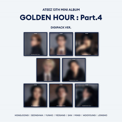 ATEEZ - 13th Mini Album 'GOLDEN HOUR : Part.4' (Digipack ver.)