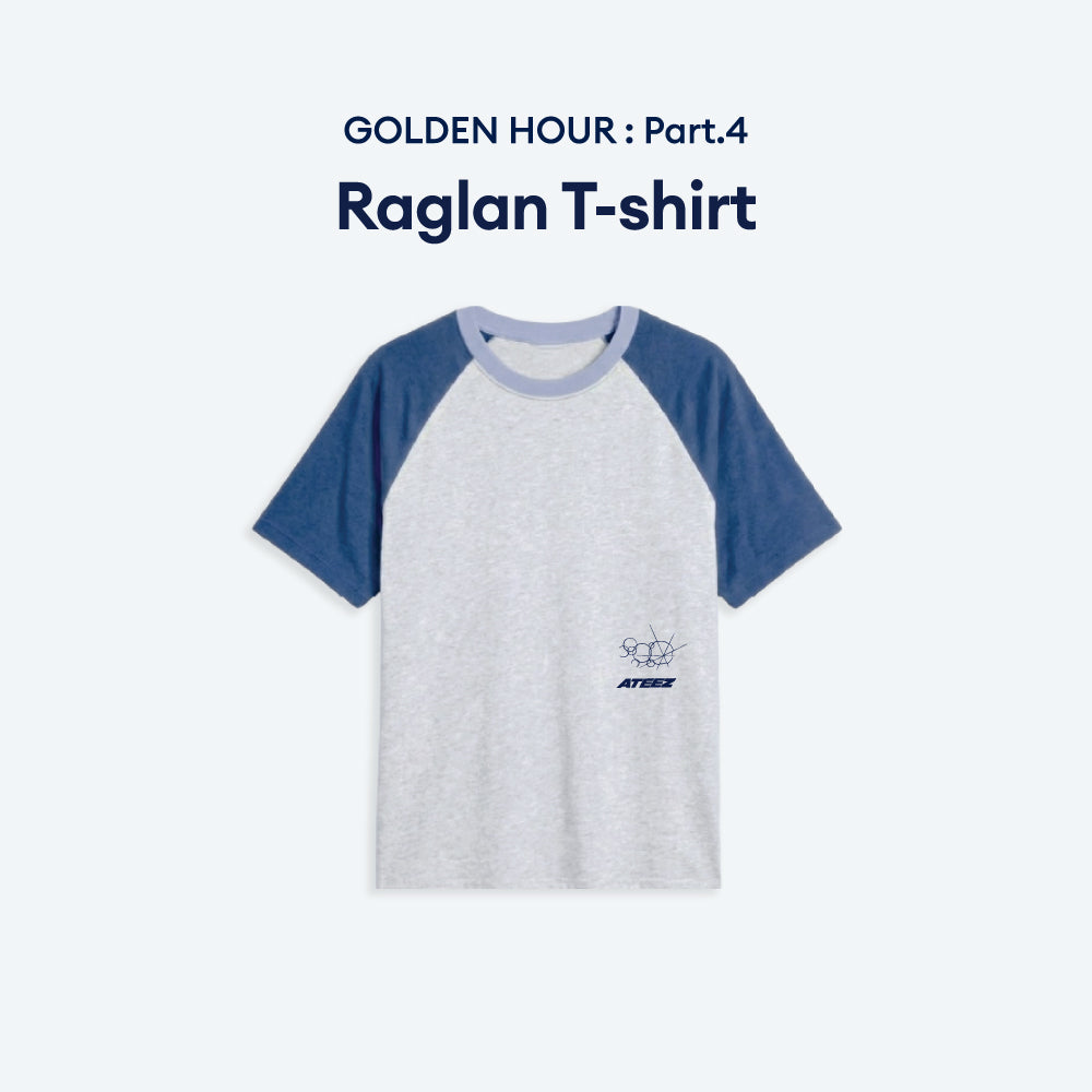 ATEEZ - 'GOLDEN HOUR : Part.4' Merch - Raglan T-Shirt