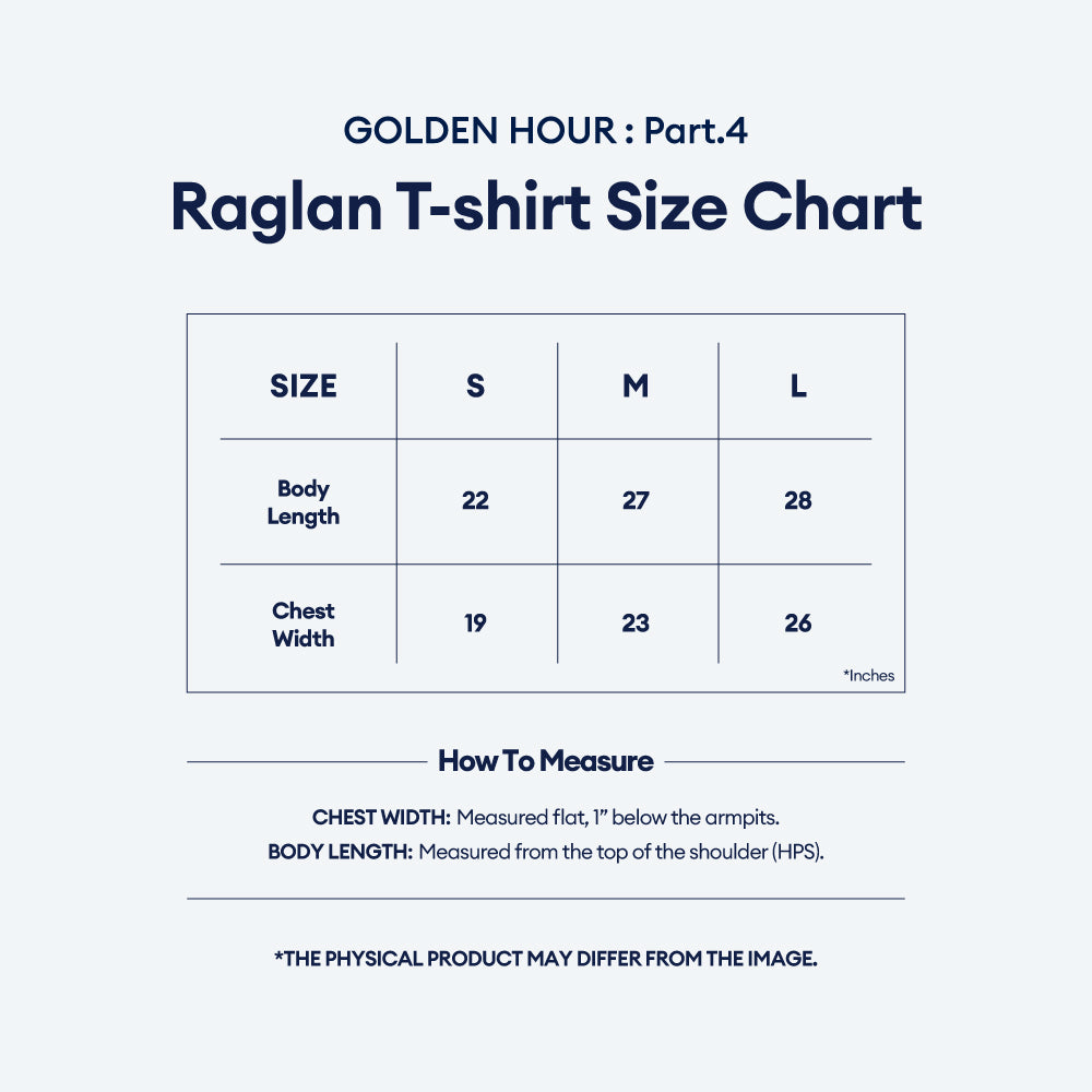 ATEEZ - 'GOLDEN HOUR : Part.4' Merch - Raglan T-Shirt