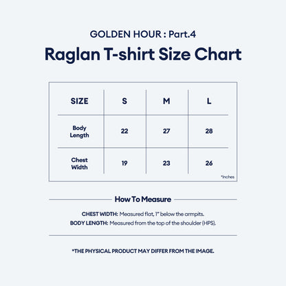 [PRE-ORDER] ATEEZ - 'GOLDEN HOUR : Part.4' Merch - Raglan T-Shirt
