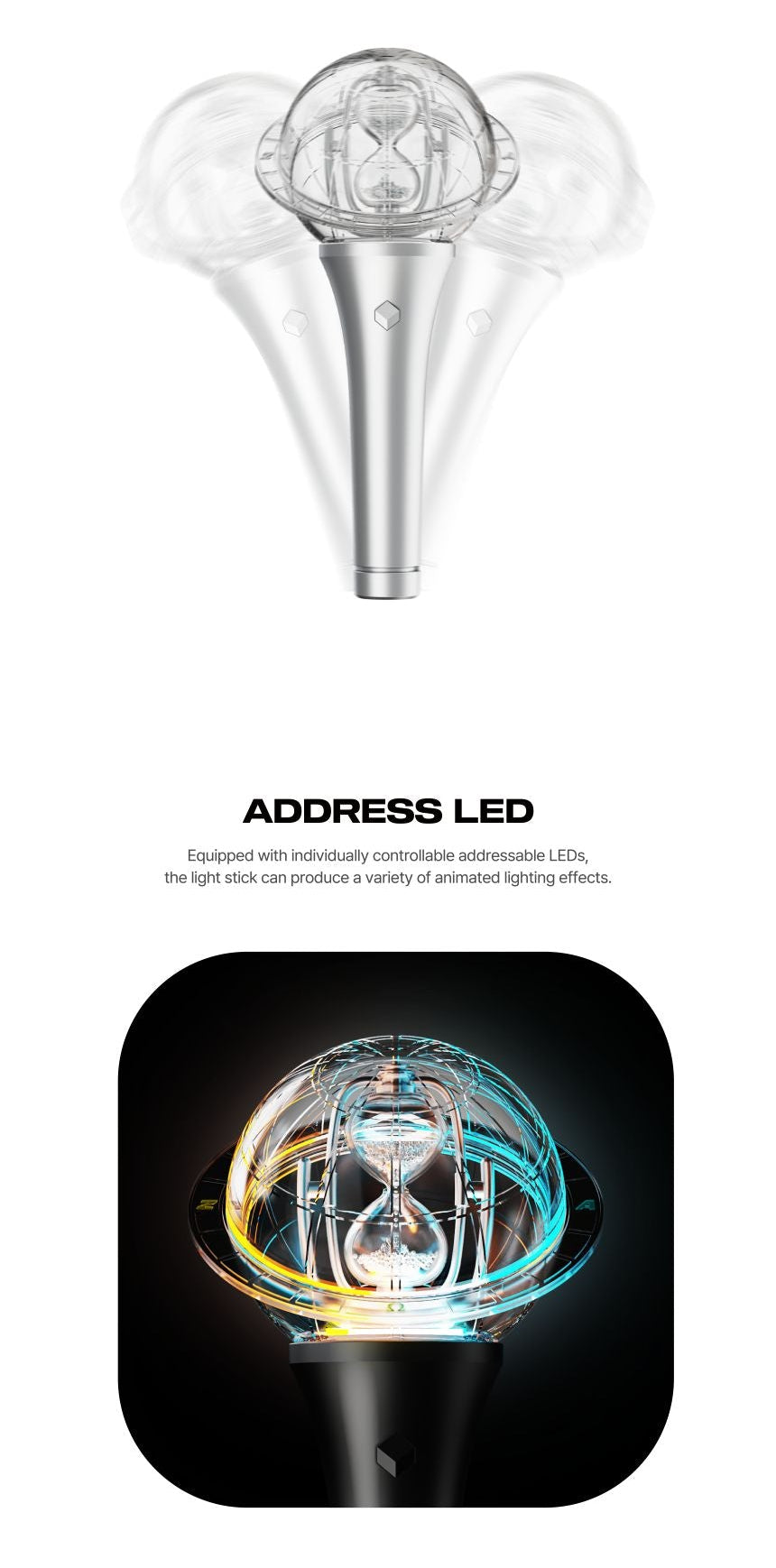 ATEEZ - OFFICIAL LIGHT STICK ver.3 + STICKER POB