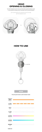 ATEEZ - OFFICIAL LIGHTINY KEYRING ver.3