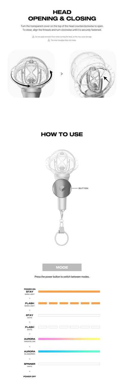 [PRE-ORDER] ATEEZ - OFFICIAL LIGHTINY KEYRING ver.3