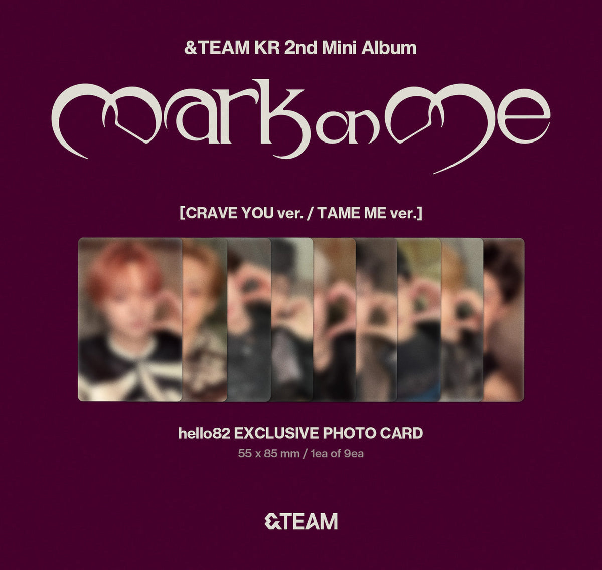 &TEAM - KR 2nd Mini Album 'Mark on Me' (Standard ver.) (hello82 Exclusive)