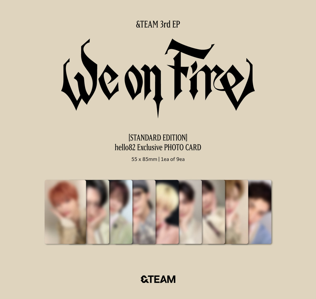 &TEAM - 3rd EP 'We on Fire' (Standard ver.) (hello82 Exclusive)