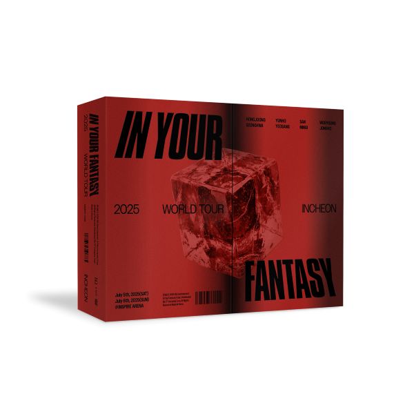 ATEEZ - 2025 WORLD TOUR 'IN YOUR FANTASY' INCHEON DVD + Photocard POB