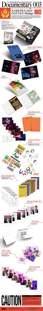 ENHYPEN - 2025 GGU GGU Package + Apple Music Mini Poster POB Set