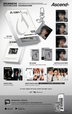 ZEROBASEONE - 6th Mini Album 'Ascend-' (LENTICULAR KEYRING Ver.) (RANDOM)