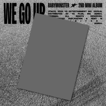 [PRE-ORDER] BABYMONSTER - 2nd Mini Album 'We Go Up' (Postcard Ver.)
