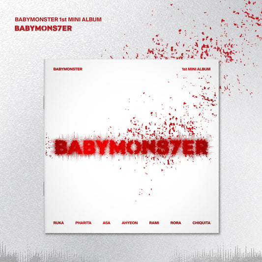 BABYMONSTER - 1st Mini-Album 'BABYMONS7ER' (Photobook Version) + Soundwave POB Photocard