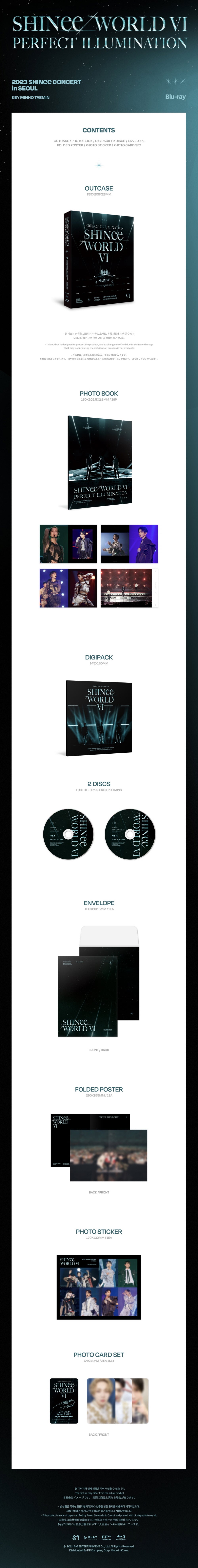 SHINee - SHINee WORLD VI 'PERFECT ILLUMINATION' 2023 Concert in Seoul' (Blu-ray)