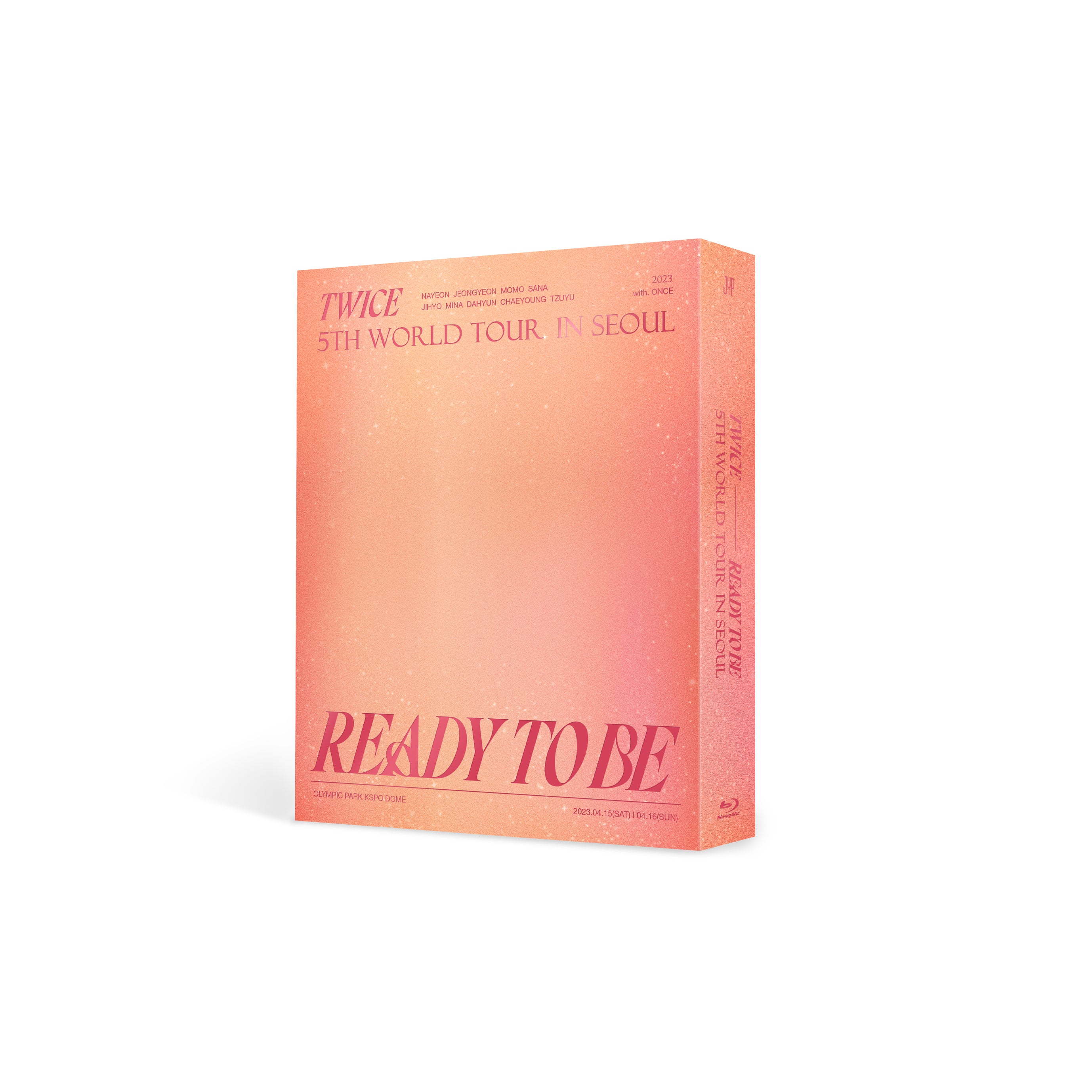 TWICE - 'READY TO BE' IN SEOUL (BLU-RAY Version) + POB Group Original Ticket