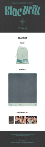 [PRE-ORDER] ATEEZ - 8th Anniversary Exhibition Blue Drift MD - BLANKET