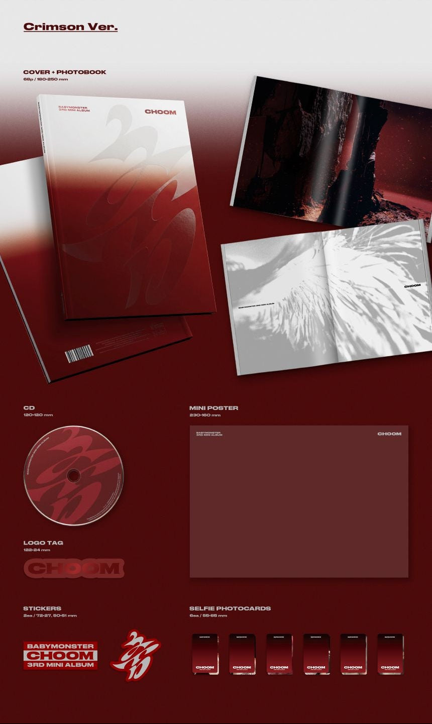 BABYMONSTER - 3rd Mini Album '춤 (CHOOM)' (Photobook ver.)