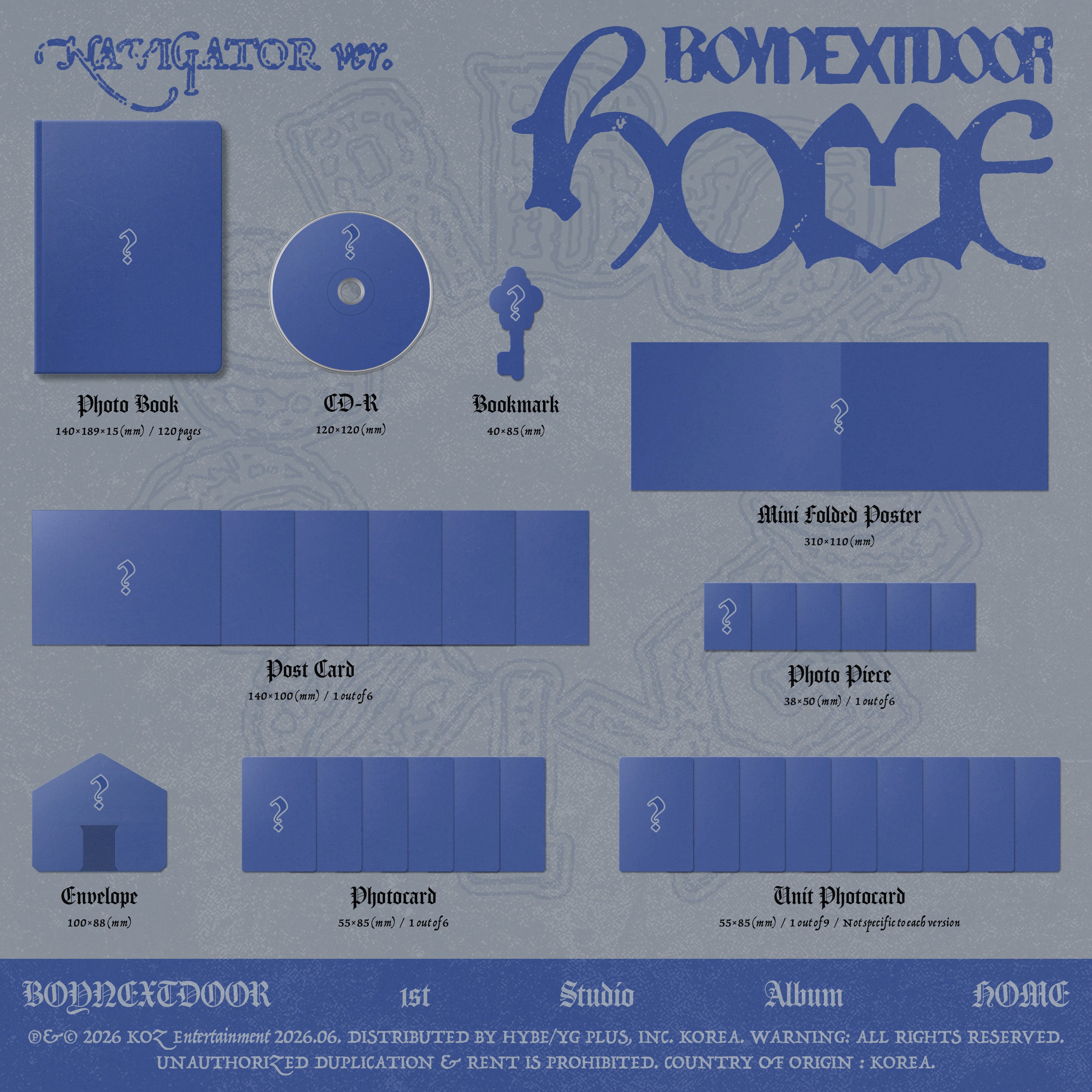 BOYNEXTDOOR - 1st STUDIO ALBUM 'HOME' (hello82 Exclusive)