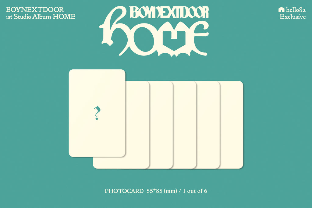 BOYNEXTDOOR - 1st STUDIO ALBUM 'HOME' (hello82 Exclusive)