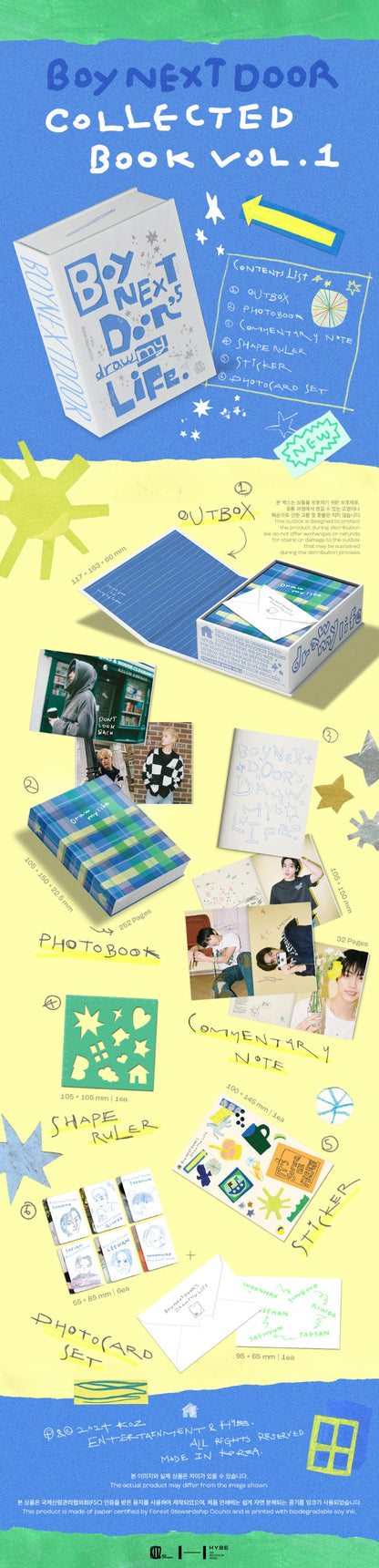 BOYNEXTDOOR - COLLECTED BOOK VOL. 1 'draw my life'