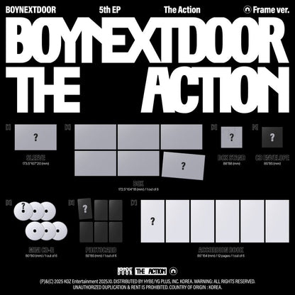 [PRE-ORDER] BOYNEXTDOOR - 5th EP 'The Action' (Frame ver.) + Apple Music Photocard POB
