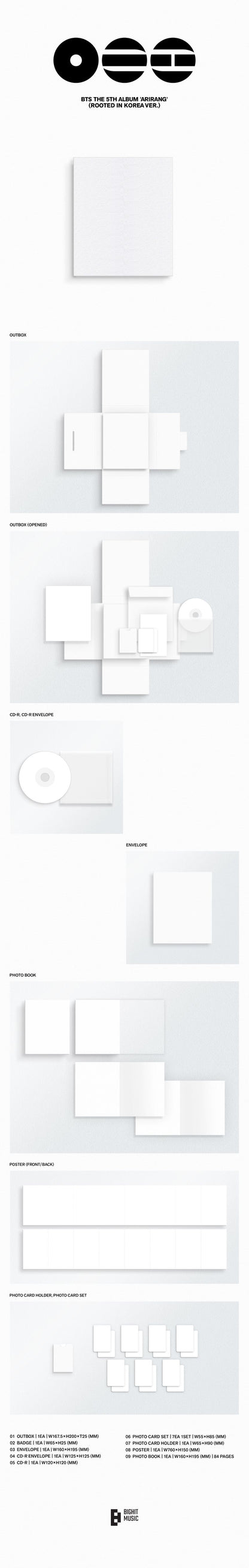 [PRE-ORDER] BTS - 5th Album 'ARIRANG' (Standard ver.) + Soundwave Photocard POB