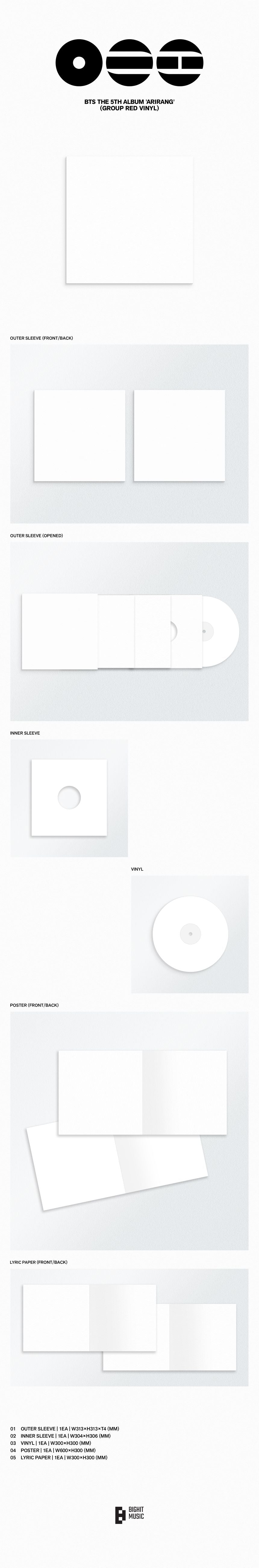 [PRE-ORDER] BTS - 5th Album 'ARIRANG' (Standard Vinyl)